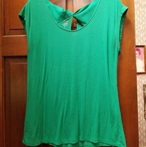 Mossimo stylish green top